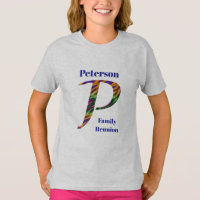 Family Reunion Wearable Keepsake Letter P Monogram