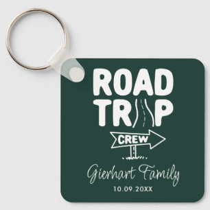 Family Road Trip Custom Annual Event Keepsake Keychain