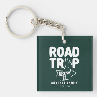 Family Road Trip Custom Summer Trip Keepsake Keychain