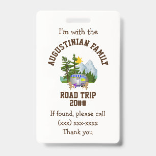 Family Road Trip LOST CHILD Badge
