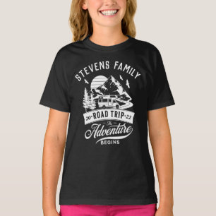Family Road Trip The Adventure Begins T-Shirt
