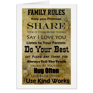 Family Rules