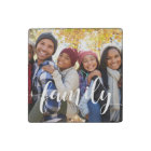 Family Script Overlay Photo