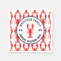 Family Seafood Boil Lobster Custom Paper