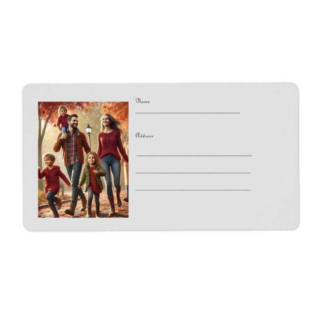 Family Shipping Label  (Front)