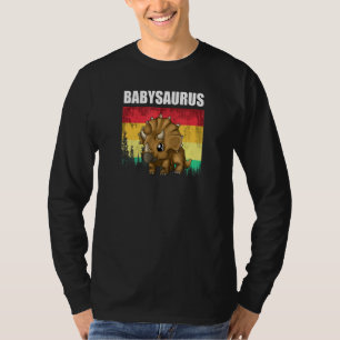 Family Siblings Brother Little Babysaurus Cute Din T-Shirt