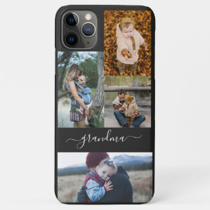 Family Simple Collage Modern Love Grandma Mom iPhone 11 Pro Max Case