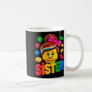 Family sister master builder building bricks coffee mug