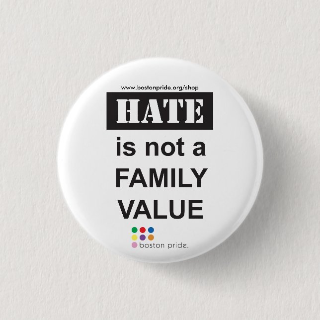 Family Small 1 Inch Round Button (Front)