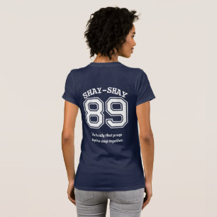 Family Sports Numbered/Name Team Jersey Type T-Shirt