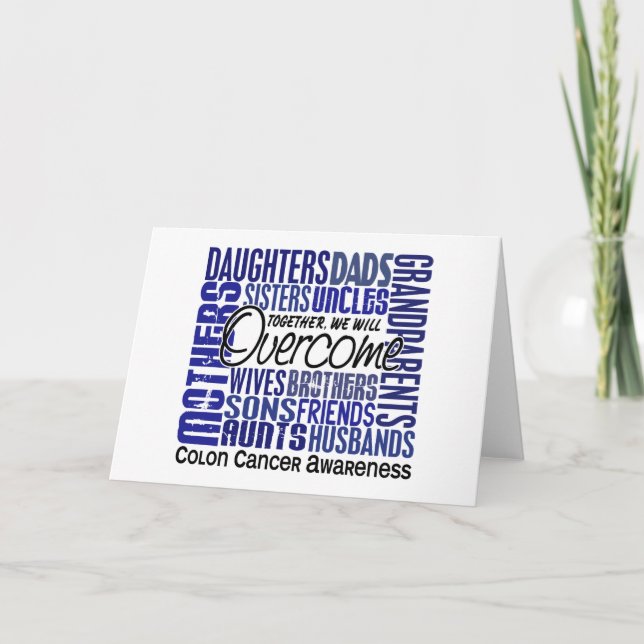 Family Square Colon Cancer Card (Front)