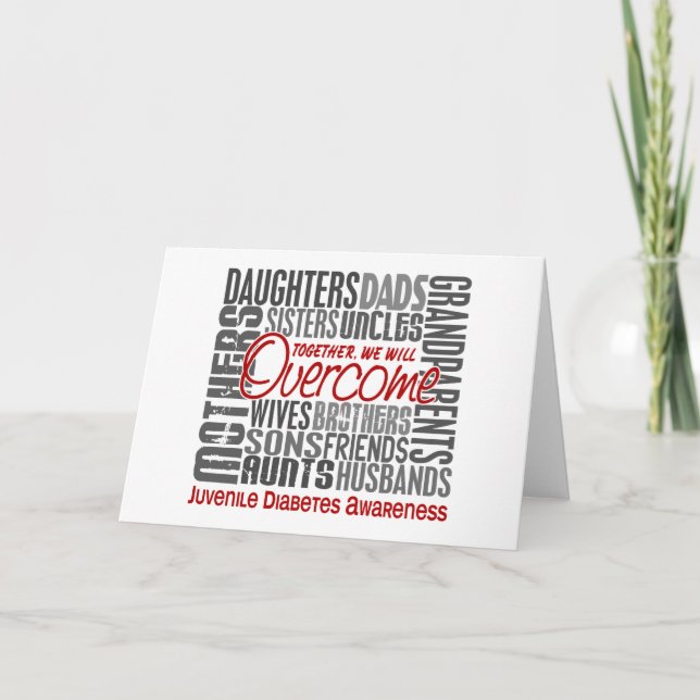 Family Square Juvenile Diabetes Card (Front)