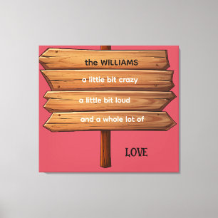 Family Stretched Canvas Print