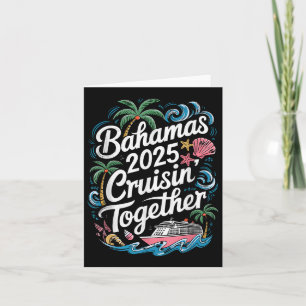 Family Summer Bahamas Cruising Together 2025 Match Card