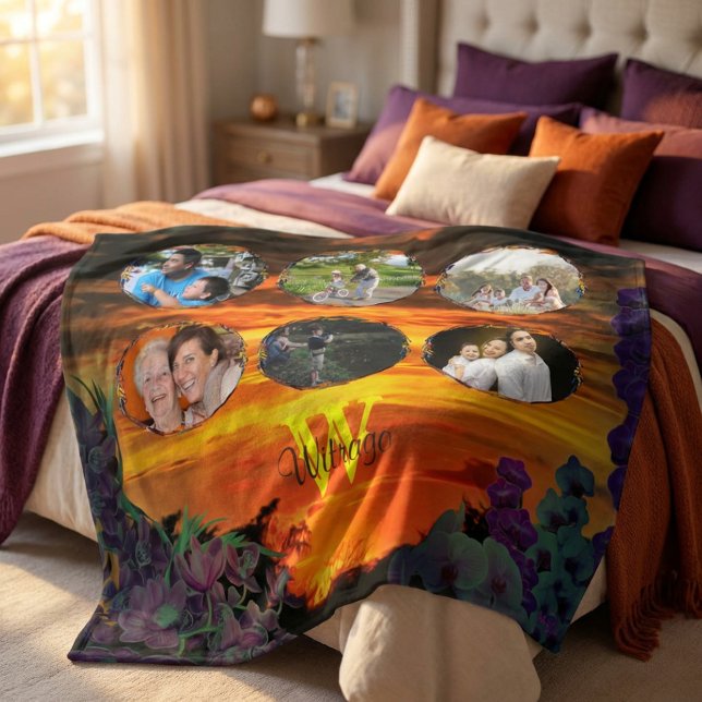 Family Sunset 2584 Fleece Blanket (Creator Uploaded)