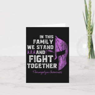 Family Support Awareness Spartan Warrior Card