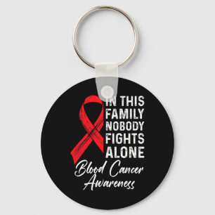 Family Support Blood Cancer Awareness Cancer Aware Keychain