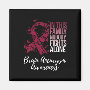Family Support Brain Aneurysm Awareness  Magnet