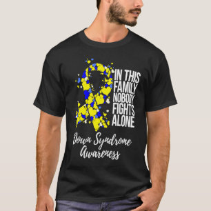 Family Support Down Syndrome Awareness T-Shirt