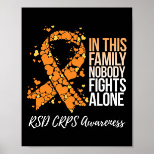 Family Support Tee Rsd Crps Awareness Poster