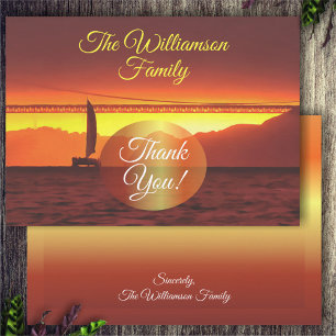 Family Thank You Sunset 1124 Card