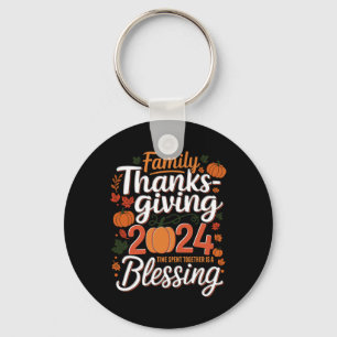 Family Thanksgiving 2024 Thanksgiving Crew Matchin Keychain
