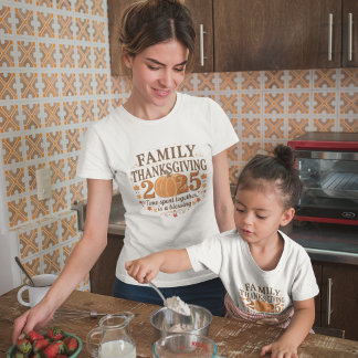 Family Thanksgiving 2025 Blessing Shirt
