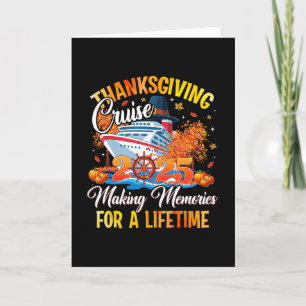 Family Thanksgiving Cruise 2025 Matching Family Cr Card