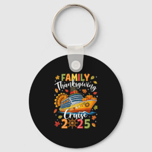 Family Thanksgiving Cruise 2025 Vacation Trip Squa Keychain