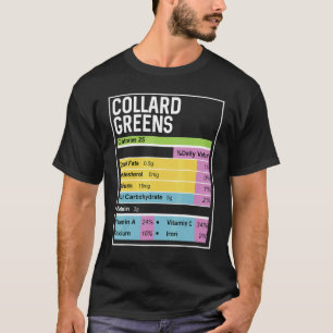 Family Thanksgiving Funny Collard Greens Nutrition T-Shirt