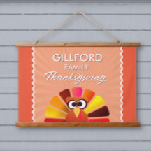 Family Thanksgiving Personalized wall Hanging Tape