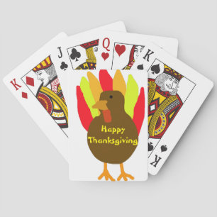Family Thanksgiving  Playing Cards