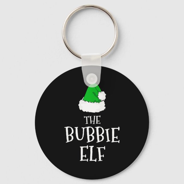 Family The Bubbie Elf Christmas Matching Pajama Fu Keychain (Front)