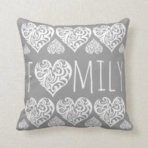 Family Throw Pillow