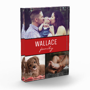"Family Treasures: Customizable Photo Block