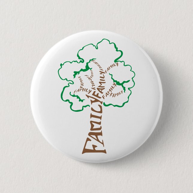 Family Tree 2 Inch Round Button (Front)