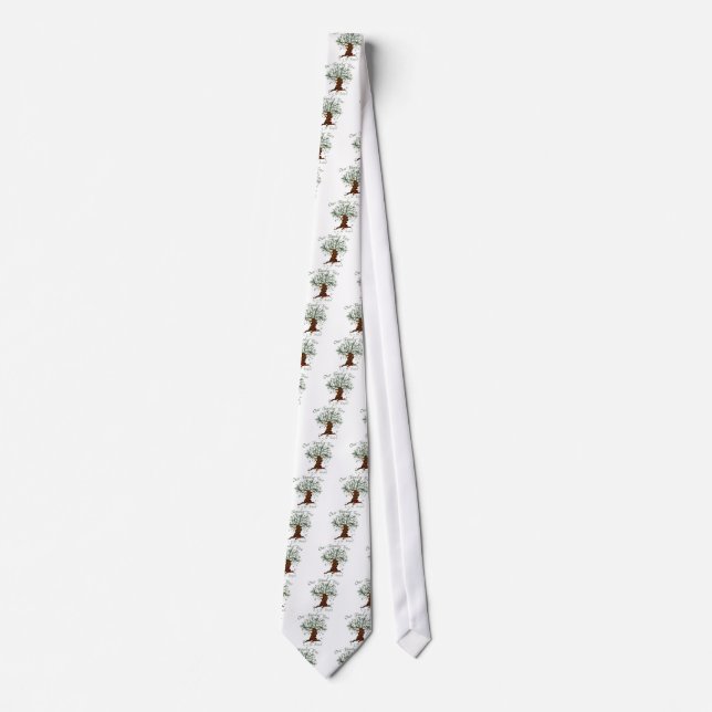 Family Tree a Bit Twisted Tie (Front)