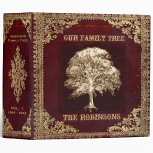 Family Tree   Antique Album Binder