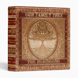Family Tree   Antique Album or Scrapbook Binder