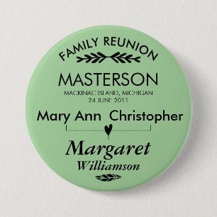 Family Tree Connection Reunion Button