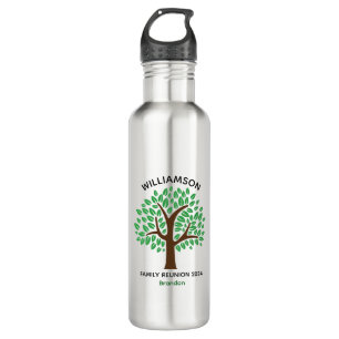 Family Tree Custom Reunion Keepsake Gift 710 Ml Water Bottle