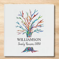 Family Tree Family Reunion 3 Ring Binder