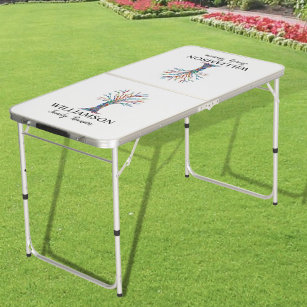 Family Tree Family Reunion  Beer Pong Table