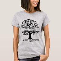 Family Tree Family Reunion Black Modern Drawing