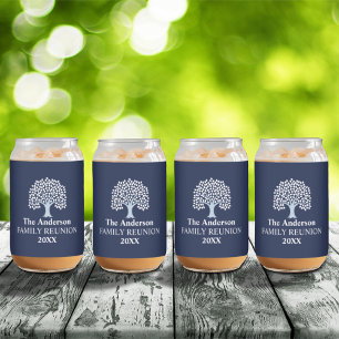 Family Tree Family Reunion Custom Name/Date Can Glass