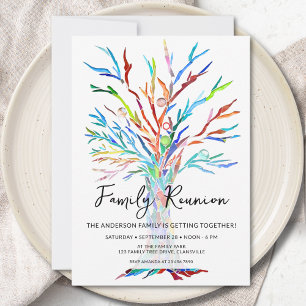 Family Tree Family Reunion Invitation