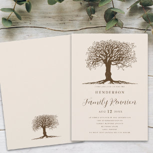 Family Tree Family Reunion  Invitation