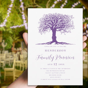 Family Tree Family Reunion Invitation