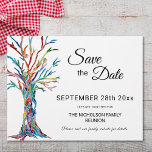 Family Tree Family Reunion Save The Date Flyer<br><div class="desc">Please note that this Save the Date is on flyer paper and very thin. Envelopes are not included. For thicker Save the Date cards (same design) please visit our store. Let your family know the date of their Family Reunion with this stylish save the date flyer. It features a family...</div>