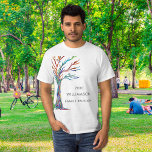 Family Tree Family Reunion T-Shirt<br><div class="desc">This modern and stylish family reunion T-Shirt is desolated with a mosaic family tree in the colours of the rainbow. Easily customizable with your name and the year of your reunion. Use the Customize Further option to change the text size, style, or colour if you wish. Because we create our...</div>